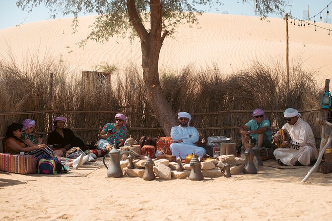 Al Marmoom Oasis Luxury Tent with Bedouin Dinner - Music, dance, fire, and the night sky
