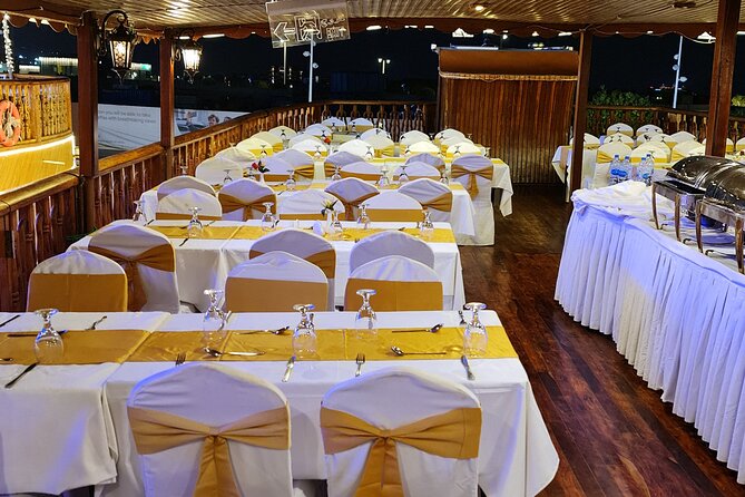 Alexandra Dhow cruise Dinner Dubai Marina(International buffet) - Music, dance, and the evening atmosphere