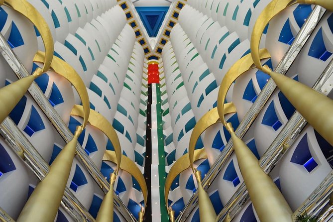 At the Top Burj Khalifa & Afternoon tea at Burj Al Arab - Entering the sail-shaped Burj Al Arab