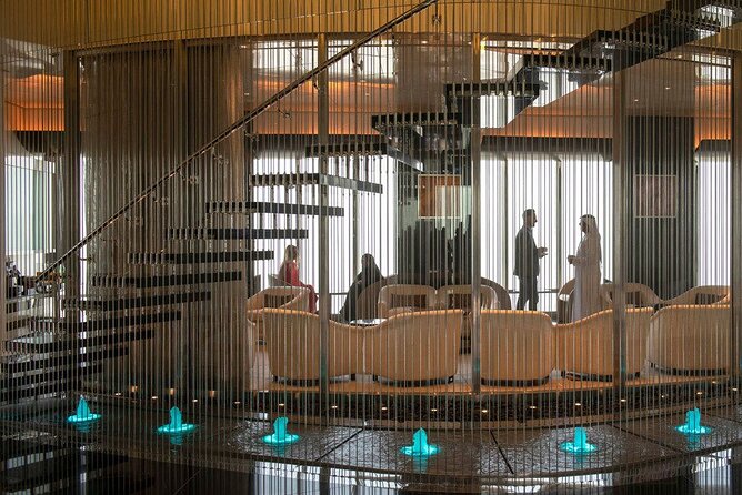 At the top burj khalifa dubai ticket with cafe treat - Reaching the ticket desk at Dubai Mall
