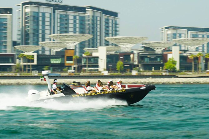 Atlantis 60 Minute Boat Tour - JBR beach and the Marina skyline