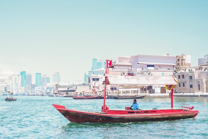 Authentic Dubai Tour: Al Fahidi, Souks, Abra & Landmarks drive - A 10-minute abra crossing on Dubai Creek
