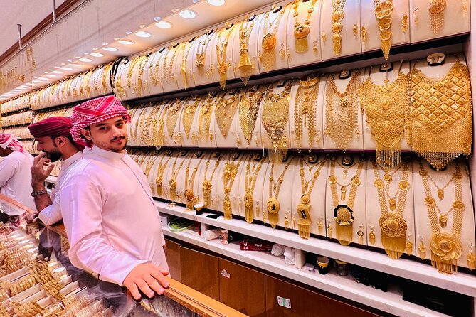 Authentic Old Dubai, Souks, Tastings & local boat Guided Tour - The Gold Souk provides the tour’s big visual finish