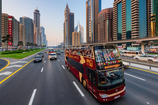 Big Bus Dubai Hop-On, Hop-Off Sightseeing Tour by Open-Top Bus - Choosing between the one-day, two-day, and five-day passes