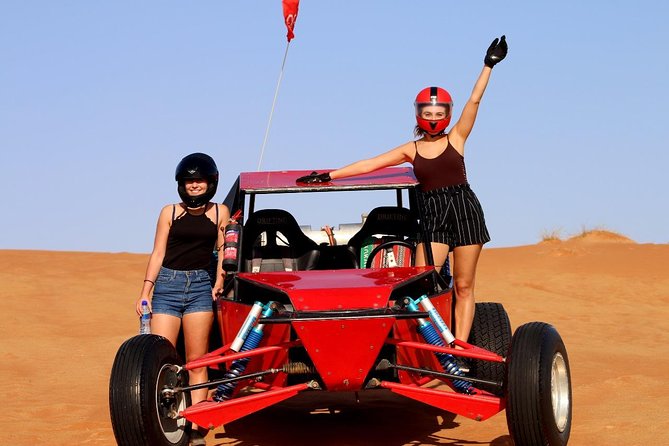 Buggy Self-drive In Red Desert - Safety briefing before the engines start