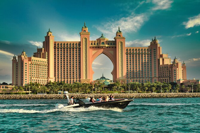 Burj Al Arab 100 Minute Boat Tour - Leaving Dubai Marina through the canal