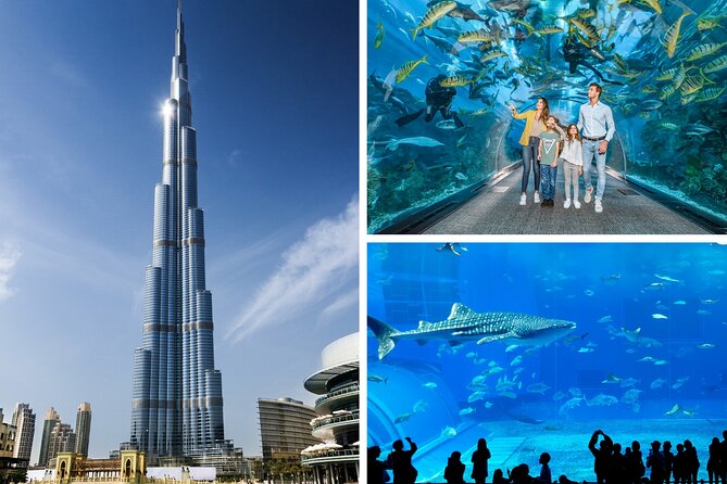 Burj Khalifa, Dubai Aquarium & UWZ with Penguin Cove Entry Ticket - Riding the Elevator to Floors 124 and 125