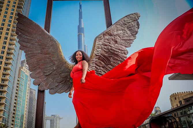 Burj Khalifa Flying Dress Instagram Videography Shoot - What this Dubai photo shoot is really for