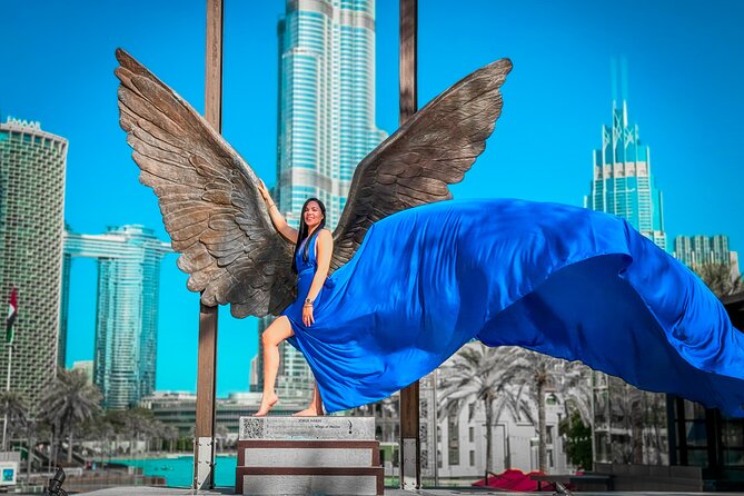 Burj Khalifa Flying Dress Instagram Videography Shoot - How the videographer shapes the result