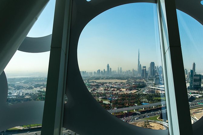 Combo Dubai Frame and Desert Safari with Dinner - Sunset at a desert camp