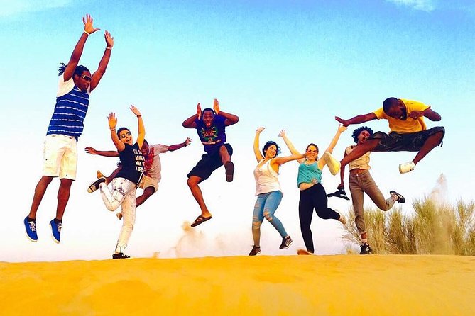 Desert Safari 4X4 Experience from Dubai - Sandboarding, sand skiing, and the short camel ride