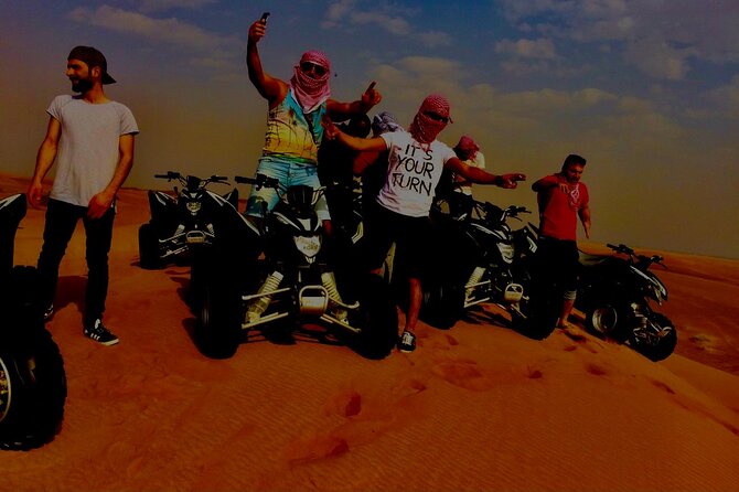 Desert Safari, 60-Min Self-drive ATV, Camel ride, Shows, Dinner - The 60-minute open-desert ATV ride
