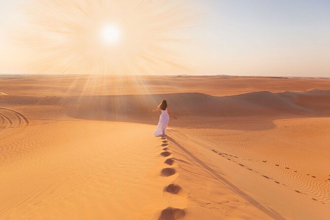 Desert Safari Abu Dhabi w/ Sand Boarding, Camel Ride & BBQ Dinner - Key points to know before booking