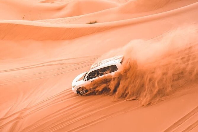 Desert Safari Adventure Dubai - Entering the camp with Arabic coffee and dates