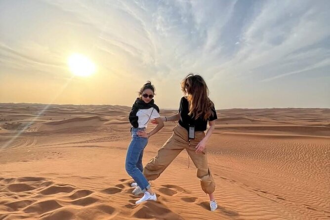 Desert Safari BBQ dinner, Camel ride & sandboarding from Dubai - Timing, weather, and cancellation advice