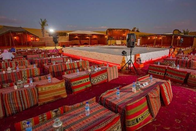 Desert Safari Dubai at Evening with BBQ Dinner - Arrival at the traditional desert camp