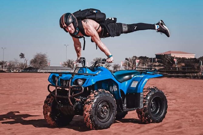 Desert Safari Dubai (PREMIUM VIP) - Sandboarding gives you a quieter taste of the dunes