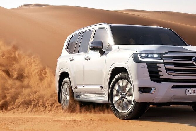 Desert Safari Dubai Sand Bashing, Camel Ride, Shows, Live BBQ - Key points at a glance