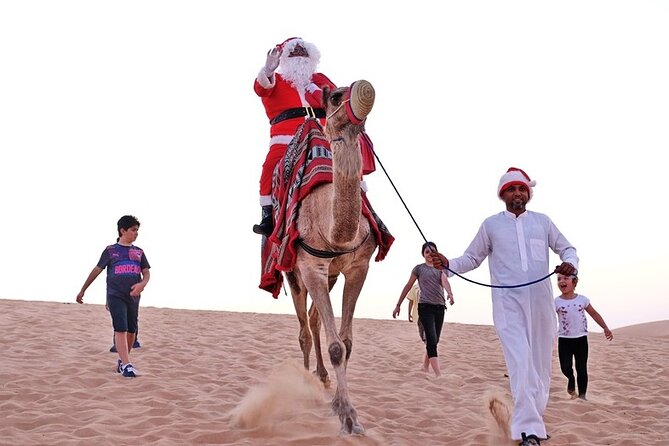 Desert Safari Dubai Sand Bashing, Camel Ride, Shows, Live BBQ - Camp life, henna, tea, and Arabic dress