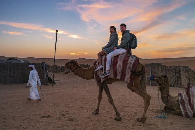 Desert Safari Dubai with BBQ Dinner Buggy Ride and Dune Bashing - Bedouin-style camp, coffee, and small treats