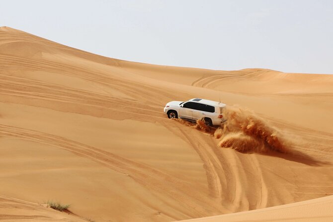 Desert Safari Dubai with Dune Bashing, Activities and Dinner - Lahbab and the red dunes