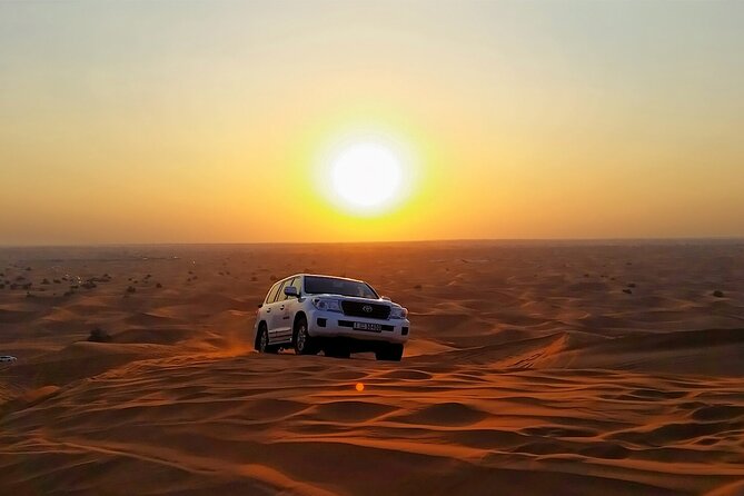 Desert Safari in 4x4 Car with BBQ Dinner and Belly Dance - Camel Riding, Sandboarding, and Sunset Photos