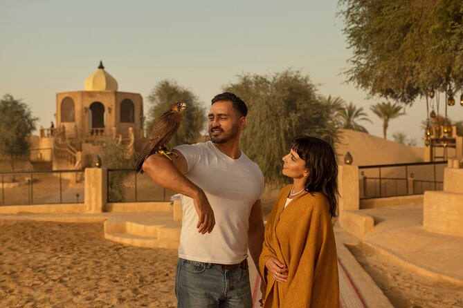 Desert Safari: Luxury Fortress Dinner, Camel Ride & Dune Bashing - Sunset photographs and a change of pace