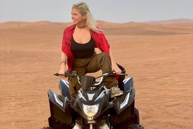 Desert Safari Quad Bike Activity with Dinner in Dubai - From Dubai or Sharjah to the quad-bike station