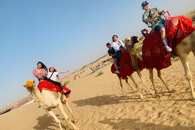 Desert Safari Quad Bike Activity with Dinner in Dubai - Sunset photography on the red sand