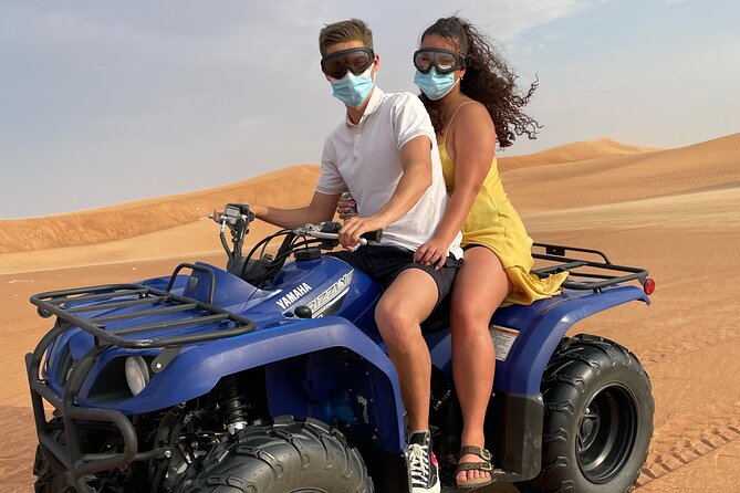 Desert Safari, Quad Biking (30 mins) & VIP BBQ Dinner Experience - Red dunes, 4x4 driving, and the first rush