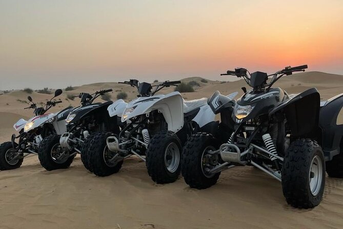 Desert Safari W/BBQ Dinner, Quad Bike, Camel Ride, & Sandboarding - Leaving Dubai for the Arabian Desert