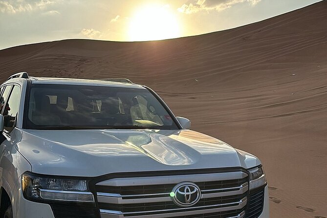 Desert Safari with 30 minutes Buggy Ride with Camel Ride & Dinner - Dune bashing adds the big thrills