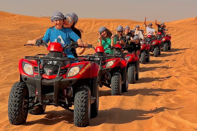 Desert Safari with 30 Minutes Quad Biking on High Red Dunes (Complete Package) - Key Points at a Glance