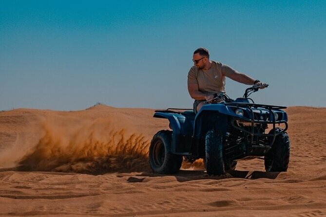 Desert Safari with 30 Minutes Quad Biking on High Red Dunes (Complete Package) - Ten Minutes for Sunset Photographs