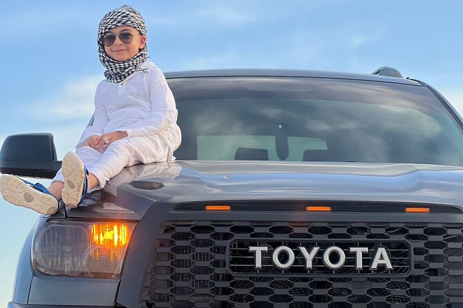 Desert Safari with 4x4 Dune Bashing Camel Ride Sand Boarding - Dune bashing in a 4x4