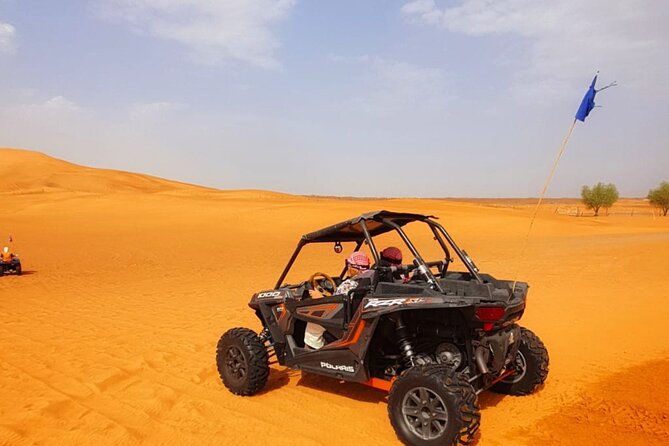 Desert Safari With BBQ Dinner, Quad Bike & Camel Ride from Dubai - Sunset at Lahbab, when the desert earns its place