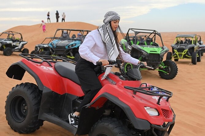 Desert Safari with BBQ Dinner (Quad Bike Optional) - Camel Ride And Henna Without The Fuss