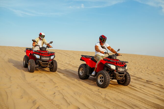 Desert Safari with BBQ Dinner (Quad Bike Optional) - Belly Dancing, Tanoura, And Fire After Sunset