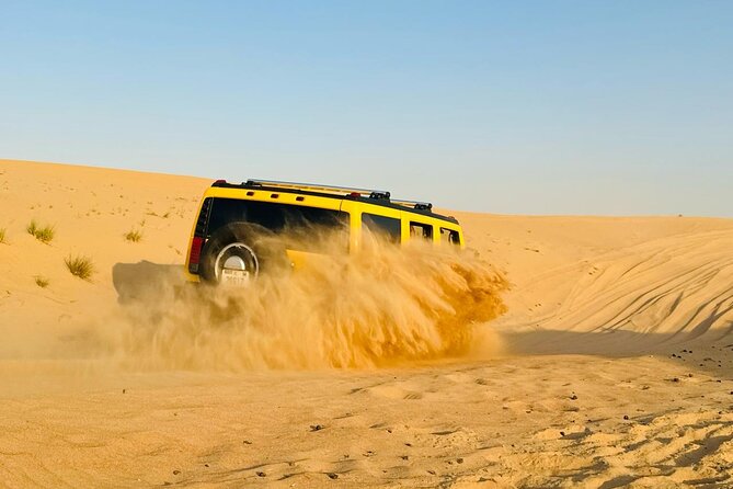 Desert Safari with Dune bashing BBQ Dinner and More Activities - The Camel Ride and Camp Arrival