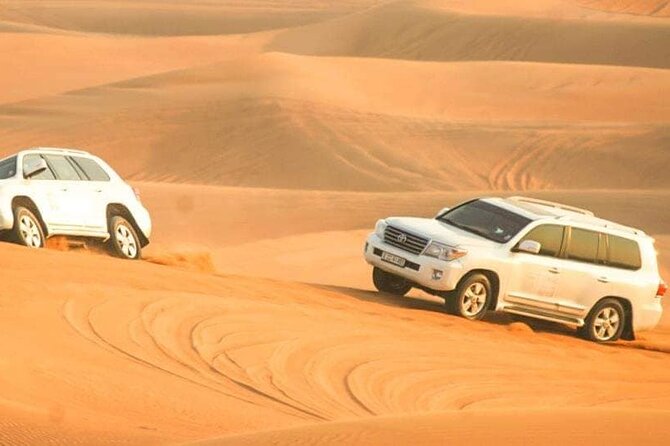 Desert Safari with Dune bashing BBQ Dinner and More Activities - Red Sands Dune Bashing for 25 Minutes