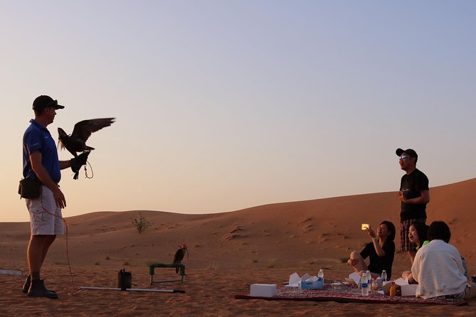 Desert Safari with Entertainment & BBQ Dinner-Heritage Camp - From Dubai pickup to the Fossil Rocks Desert