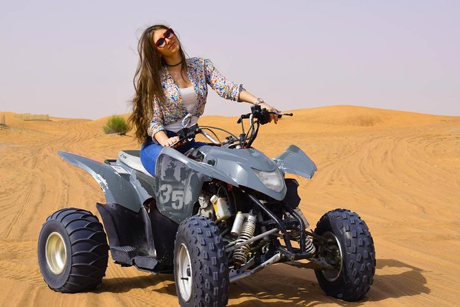 Desert Thrills: Evening Safari with Quad Bike & Camp Activities - BBQ dinner and live shows at Al Awir