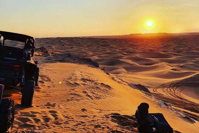 Desert Tour by ATV OR Buggy Self-drive, BBQ Dinner and Camel Ride - Henna, shisha, Arabic dress, and coffee