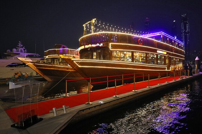 Dhow Cruise Dinner Marina - The skyline is the real headline act