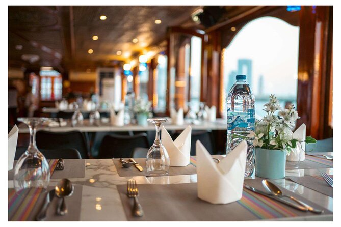 Dhow Cruise with Dinner at Dubai Al Seef - Al Seef after dark, where the evening begins