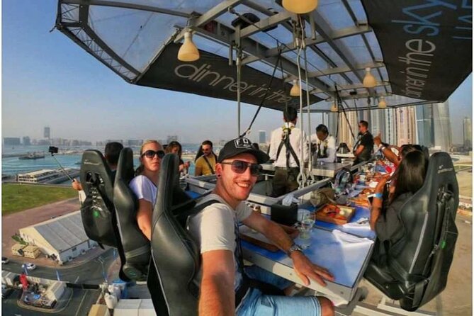 Dinner In The Sky at Dubai Marina with Optional Transfers - Arriving beside Zero Gravity in Dubai Marina