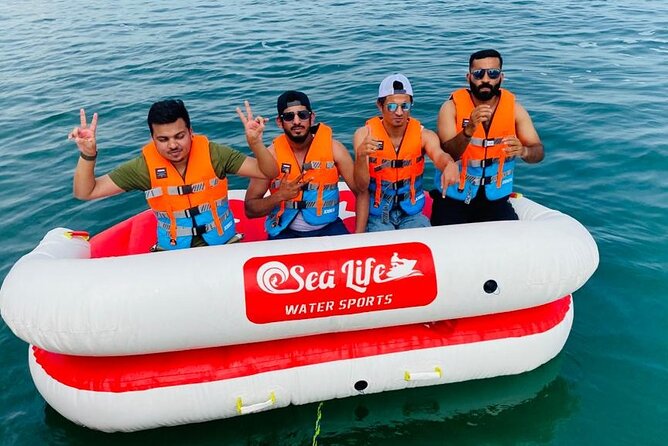 Donut or Sofa Boat Ride Watersport Tour Package in Dubai - What happens with seven people