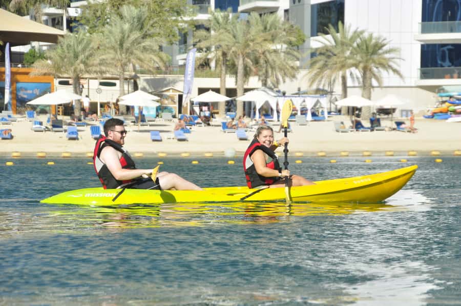 Dubai: 1-hour Kayaking or Stand Up Paddle at Dukes The Palm - The views you can only get from the water