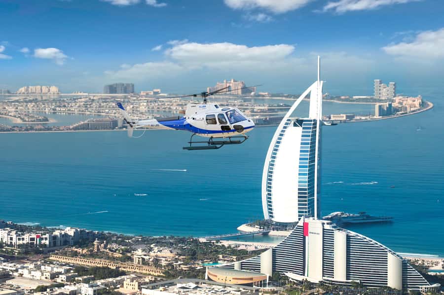 Dubai: 12-Min Helicopter Adventure Above The Palm - The 12-minute route over Palm Jumeirah