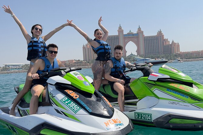 Dubai 1h Jet Ski, Burj Al Arab, Atlantis, Ice Cream, Photo, Video - Riding toward the Burj Al Arab